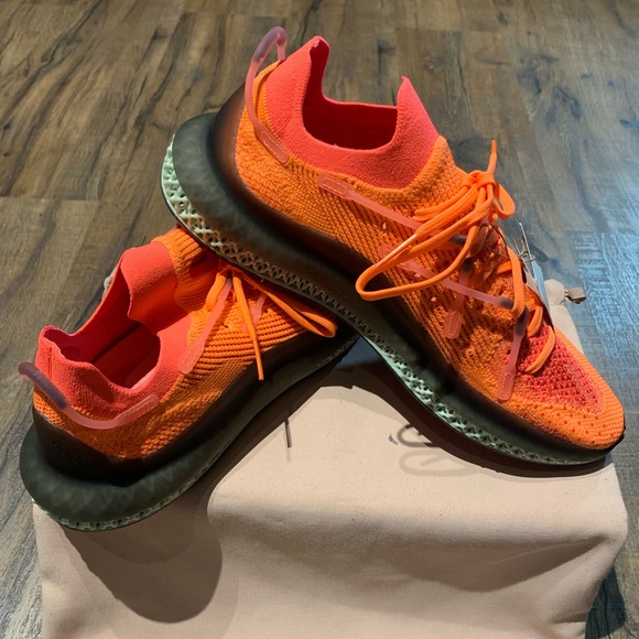 Adidas 4D Fusio Shoes Cloud Men's Orange (Premium) - Picture 9 of 12